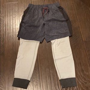Lululemon 2 in 1 men’s pants Sz large(1)